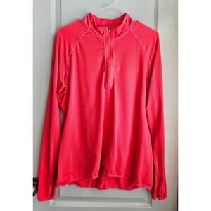 Athleta Bright Pink 1/4 Zip